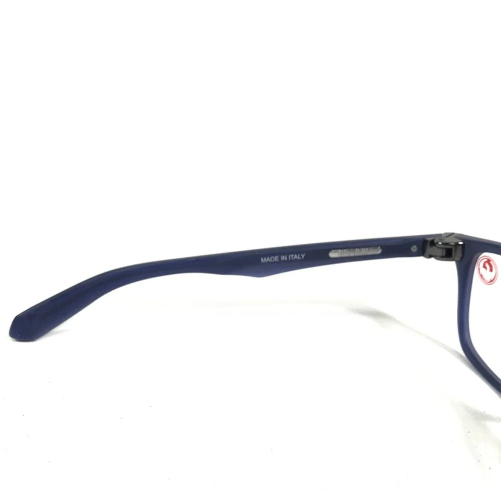 Dragon Eyeglasses Frames DR123 400 Blake Blue Square Full Rim 55-16-145